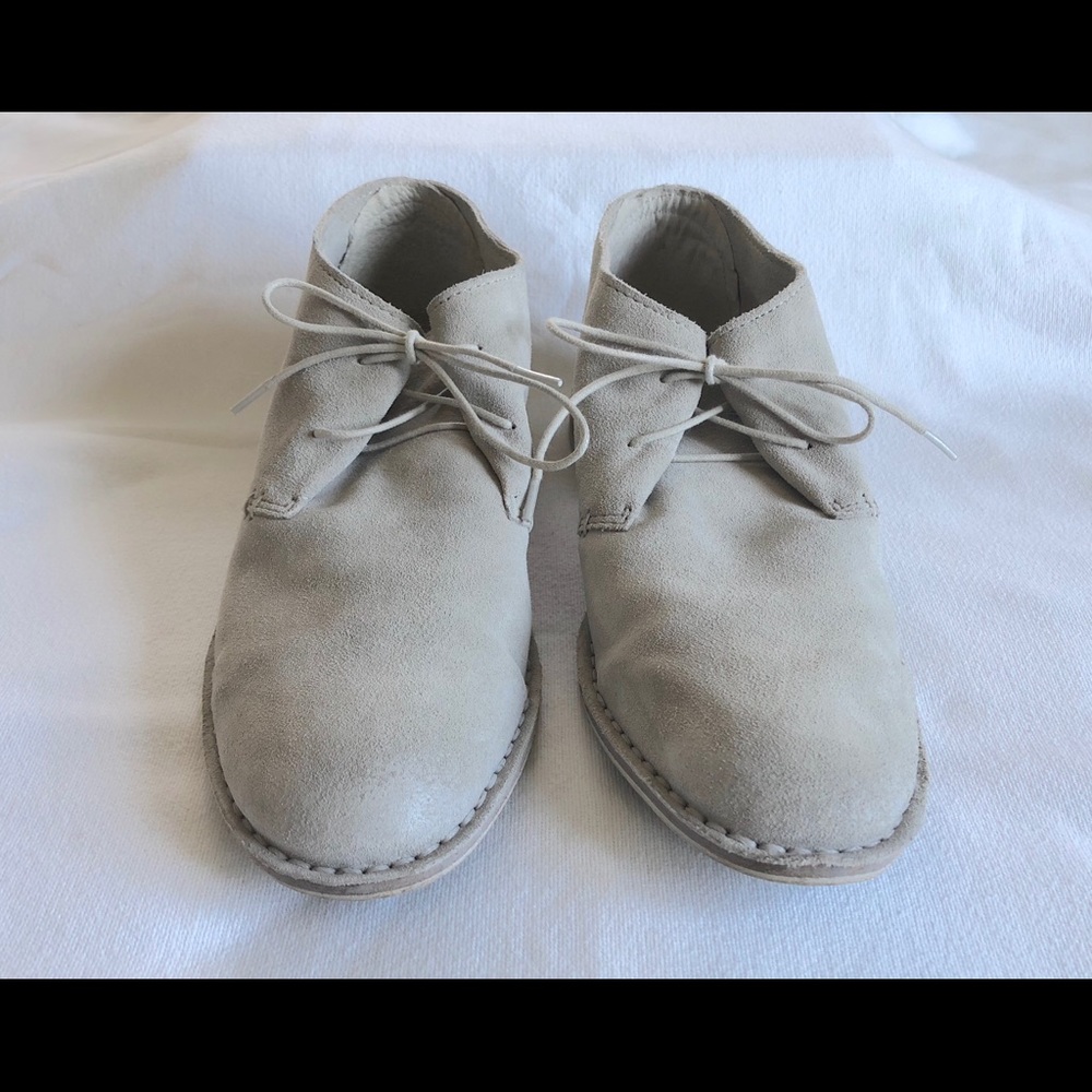 Dolce Vita Light Gray Suede Booties